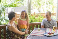 Poolside cabana drinks